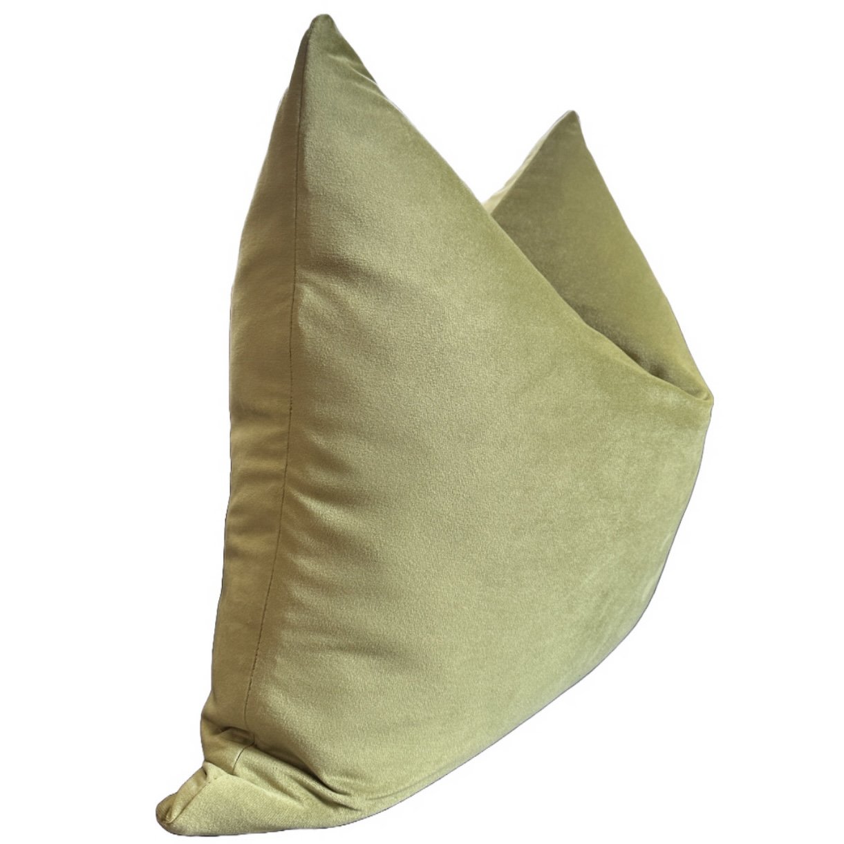 Mustard Green Velvet Pillow Cover