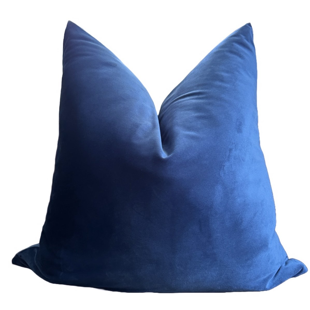 Imperial Blue Velvet Pillow Cover