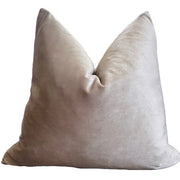 Pewter Velvet Pillow Cover