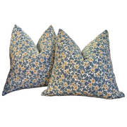 18”x 18” Handmade Pillow Set from Vintage Fabric