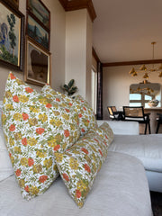 Handmade Pillow Set of Four Pillows from Vintage Fabric