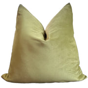 Mustard Green Velvet Pillow Cover