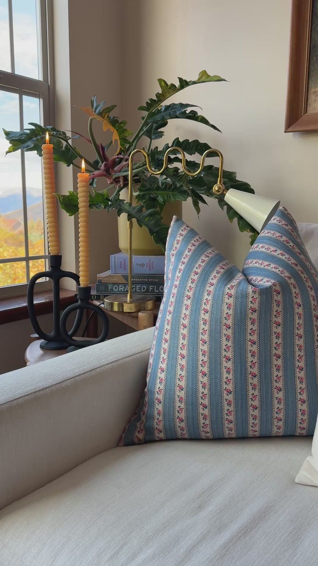 Load video: Posey Pillow Cover