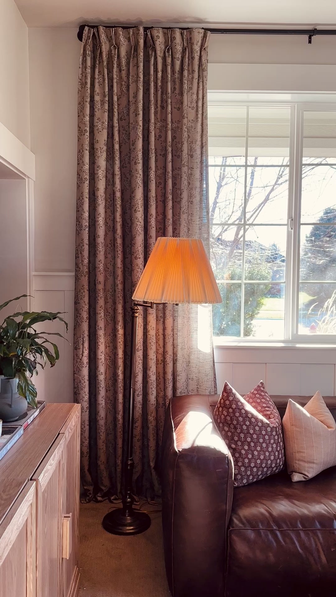 Load video: Cherry Striped-Ruffle Pillow Cover