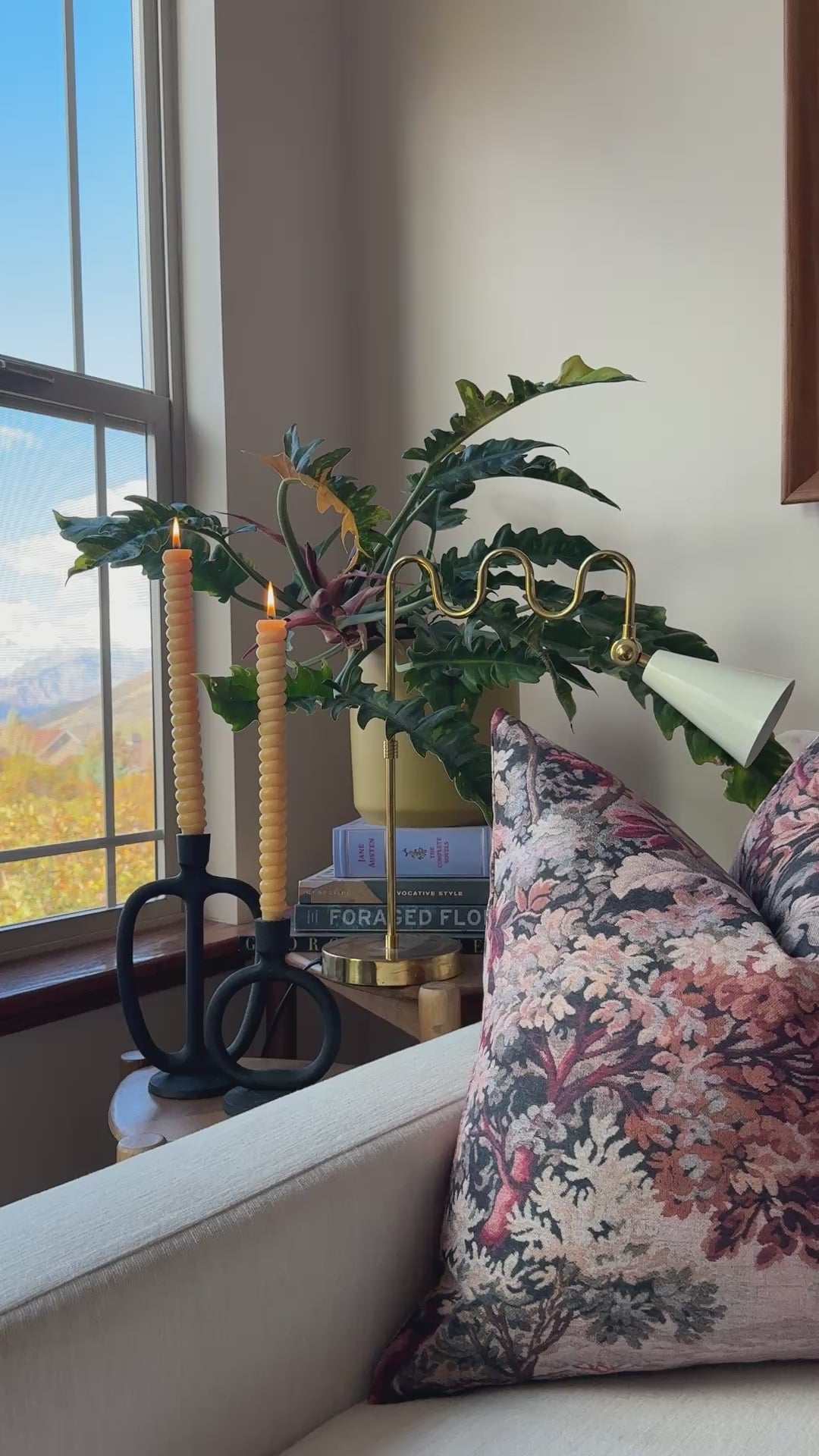 Load video: Waverly Pillow Cover